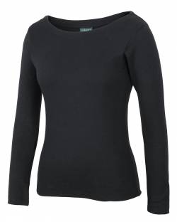 C of C L/S Boat Neck Tee